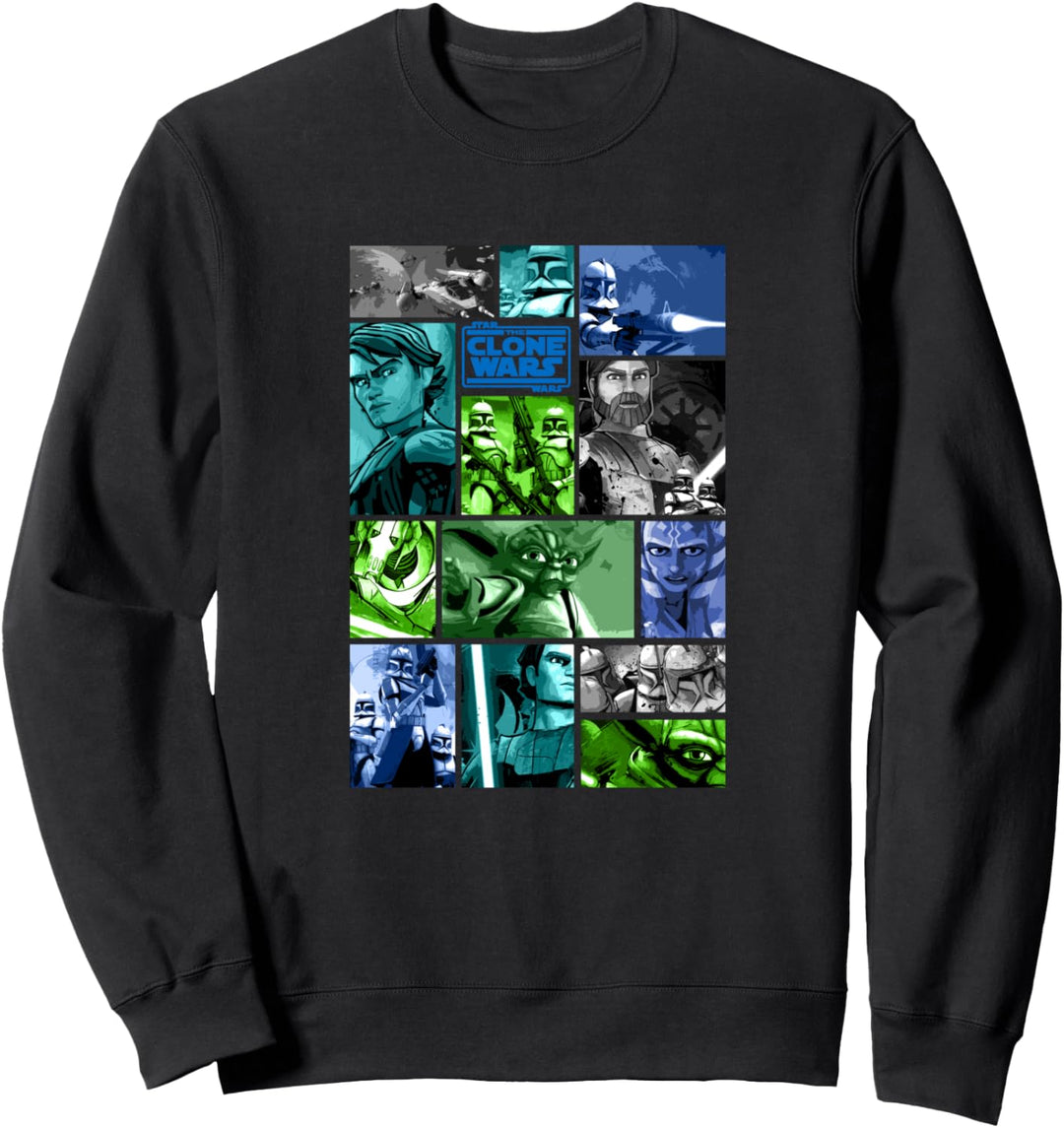 Star Wars: Clone Wars Group Shot Panels Sweatshirt