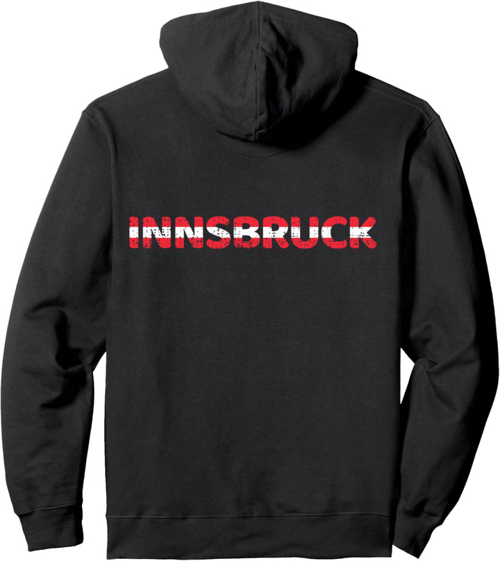 Innsbruck Österreich Flagge Tirol Stolz Ski Urlaub Reise Pullover Hoodie