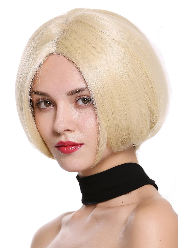 WIG ME UP - 3337A-FHT-MF-26 Perücke Damenperücke Monofilament handgeknüpft Lace-Front kurz Bob glatt