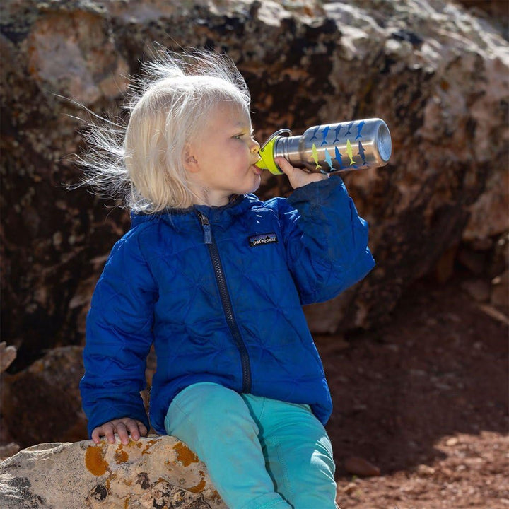 Klean Kanteen Kid Kanteen Classic mit Sippy Cap Haie, Haie