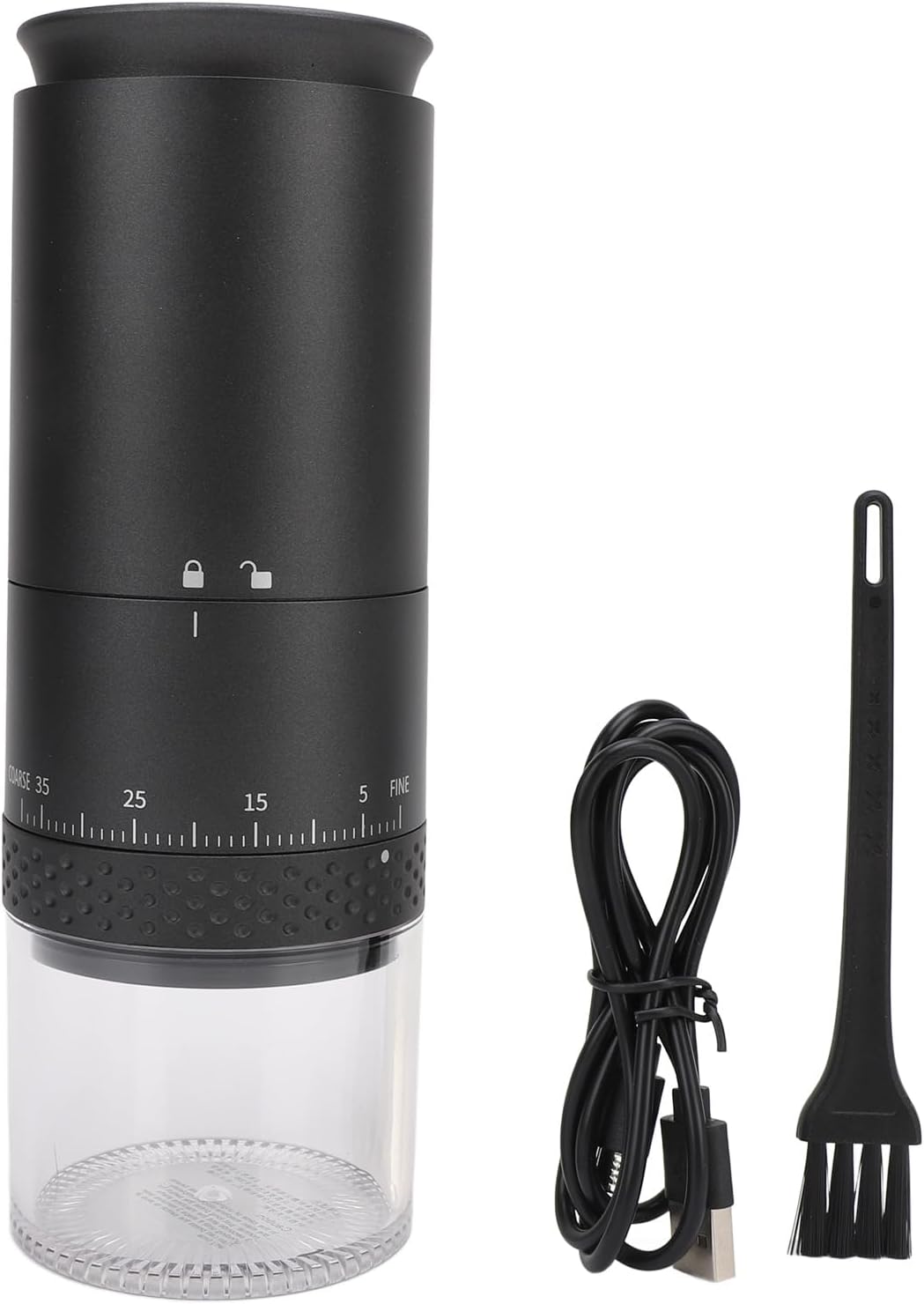 Cuifati Tragbare Electric Burr Coffee Mühle mit 38 Einstellbaren Einstellungen, USB -wiederaufladbar