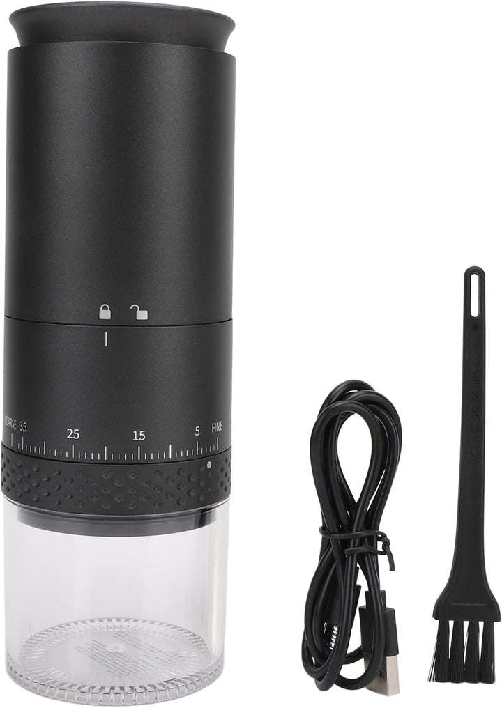 Cuifati Tragbare Electric Burr Coffee Mühle mit 38 Einstellbaren Einstellungen, USB -wiederaufladbar