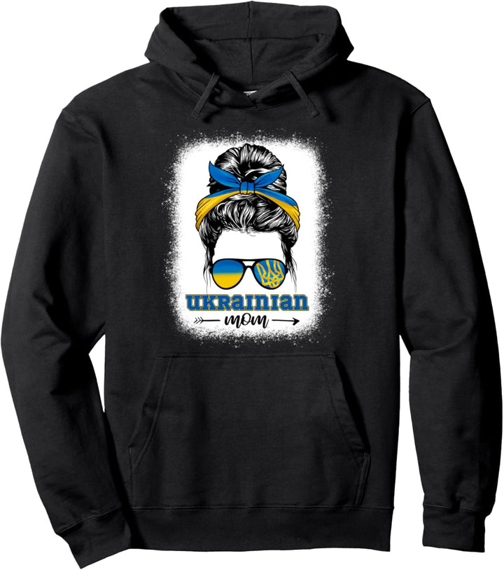 Meine Mutter ist die ukrainische ukrainische Pride-Flagge Heritage Roots Proud Pullover Hoodie