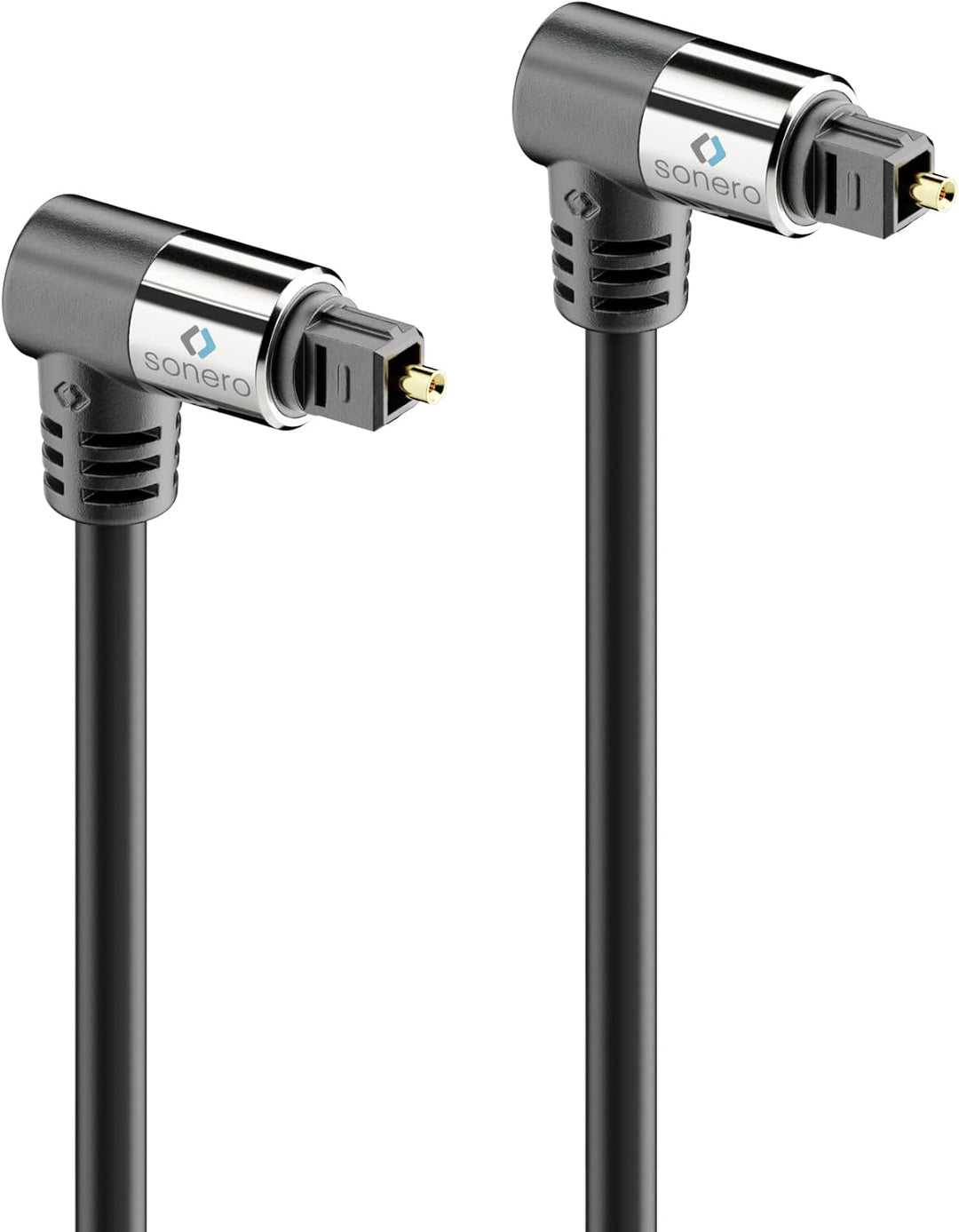 Sonero Optisches Audio Kabel 2x90° 3,0m 2x 90° Stecker 3,00m, 2x 90° Stecker 3,00m