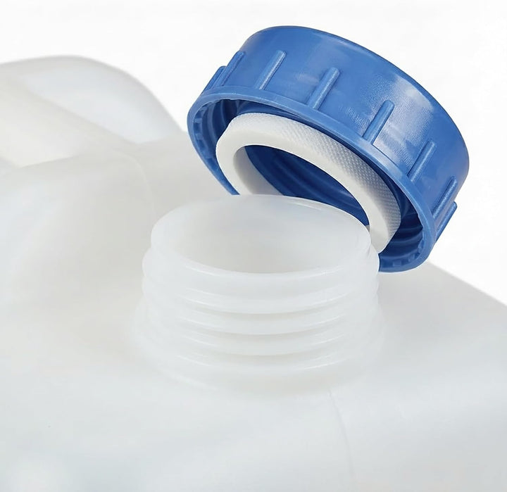 Relaxdays 20 L Wasserkanister, Ablasshahn, Schraubdeckel, tragbarer Trinkwasserkanister, BPA-frei, C