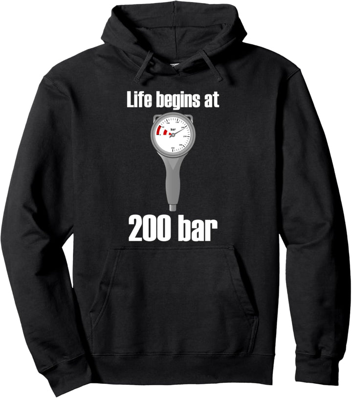 Lustiger Tauch Spruch Tauchen Finimeter Taucher Scuba Pullover Hoodie