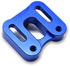 GPM Aluminium Front Knuckle Servo Mount for Axial 1/6 SCX6 Jeep JLU Wrangler AXI05000-1Pc Set Blue