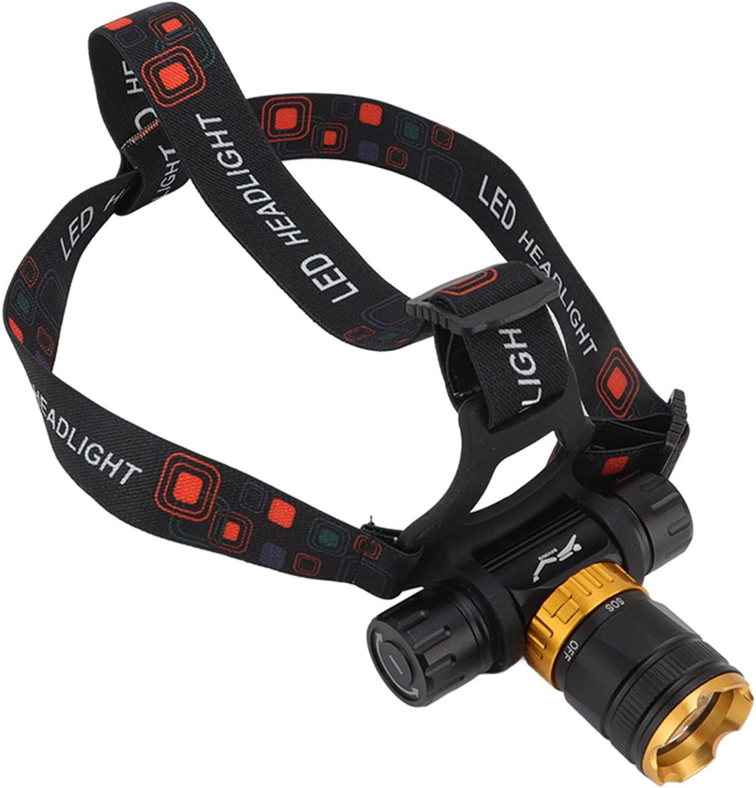 Cryfokt Tauchen Stirnlampe, 5000LM Super Bright Swimming Headlight 100M Diving Waterproof Diver Subm