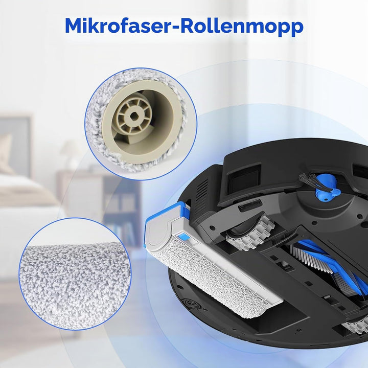 VIEWALL T80S Omni Zubehör für Ecovacs Deebot X9 Pro Omni/X11 Pro Omni/T80S Omni Staubsauger,1 Hauptb