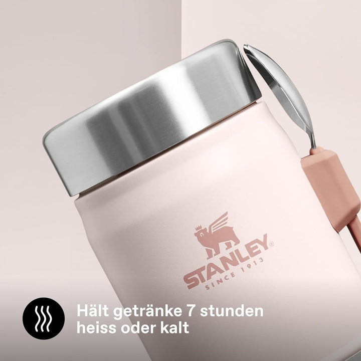 Stanley Classic Legendary Thermobehälter für Essen mit Göffel 400 ml - Hält 7 Stunden Heiss oder Kal