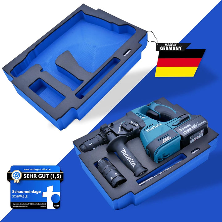 Schaumeinlage Schaumstoffeinlage für Makita Akku-Bohrhammer DHR243