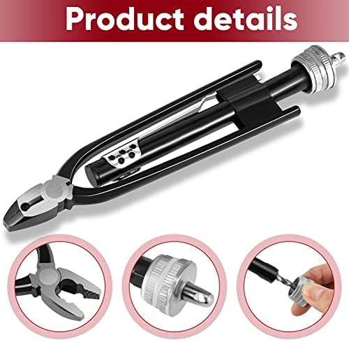 Draht-Drehzangen, 2pcs/set Hartstahl Twisting-Zange Drahtwirbelzange Drillzange für Sicherheitsdraht