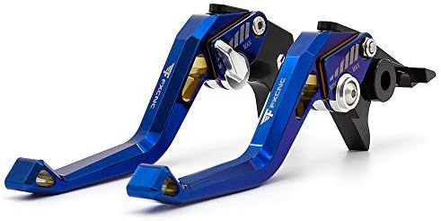 FXCNC Motorrad 3D Beschichtung Kurz Einstellbare Brems- und Kupplungshebel Kompatibel mit RS 125 200