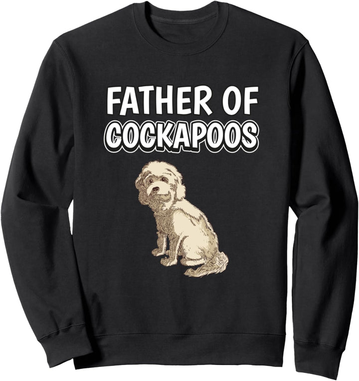 Herren Jungen Father Of Cockapoos Papa Vatertag Kakadu Sweatshirt