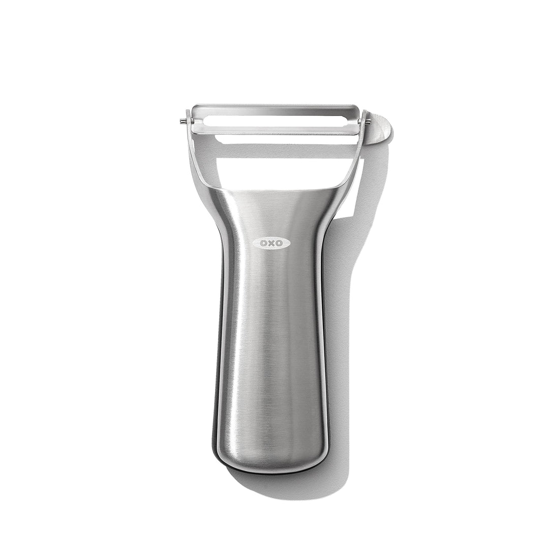 OXO Steel Y-Schäler aus Edelstahl Silber Y-Schäler, Silber Y-Schäler