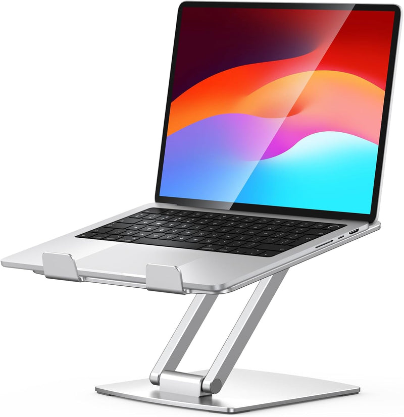 CIRYCASE Laptop Ständer, Aluminium Ergonomischer Laptop Stand, Laptopständer Höhenverstellbar Faltba