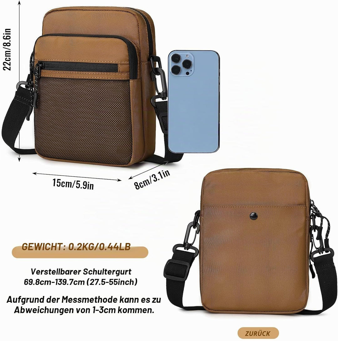 Lohol Klein Umhängetasche für Herren &amp; Damen, Schultertasche Messenger Bag Sling Tasche Crossbody Ta