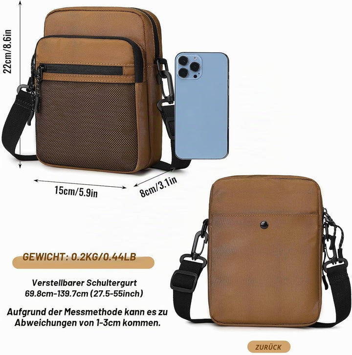 Lohol Klein Umhängetasche für Herren &amp; Damen, Schultertasche Messenger Bag Sling Tasche Crossbody Ta