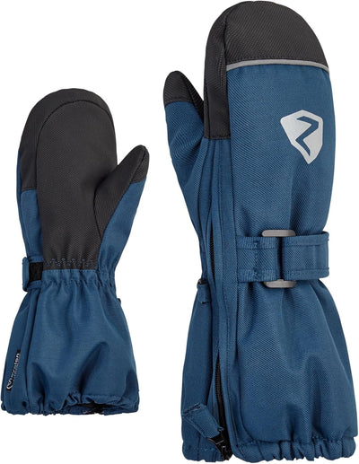 Ziener Unisex Baby Lanup Ski-Handschuhe/Wintersport | wasserdicht, extra warm, Wolle