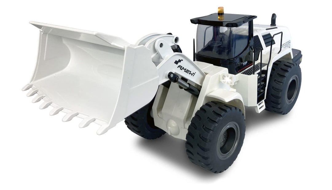 Amewi G485E AE weiss 1:14, Teilmetall RTR, Sound, Licht, 10-Kanal inkl. Rundumleuchte 22535