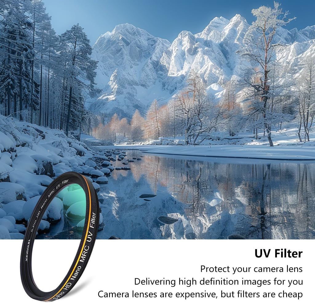 JONGSUN UV Filter 40.5mm, S-Pro HD Nano MRC Mehrlagenbeschichtung, B270, Kameras Ultraviolett Schutz