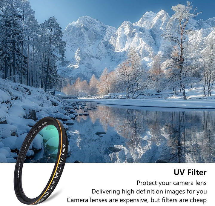JONGSUN UV Filter 40.5mm, S-Pro HD Nano MRC Mehrlagenbeschichtung, B270, Kameras Ultraviolett Schutz