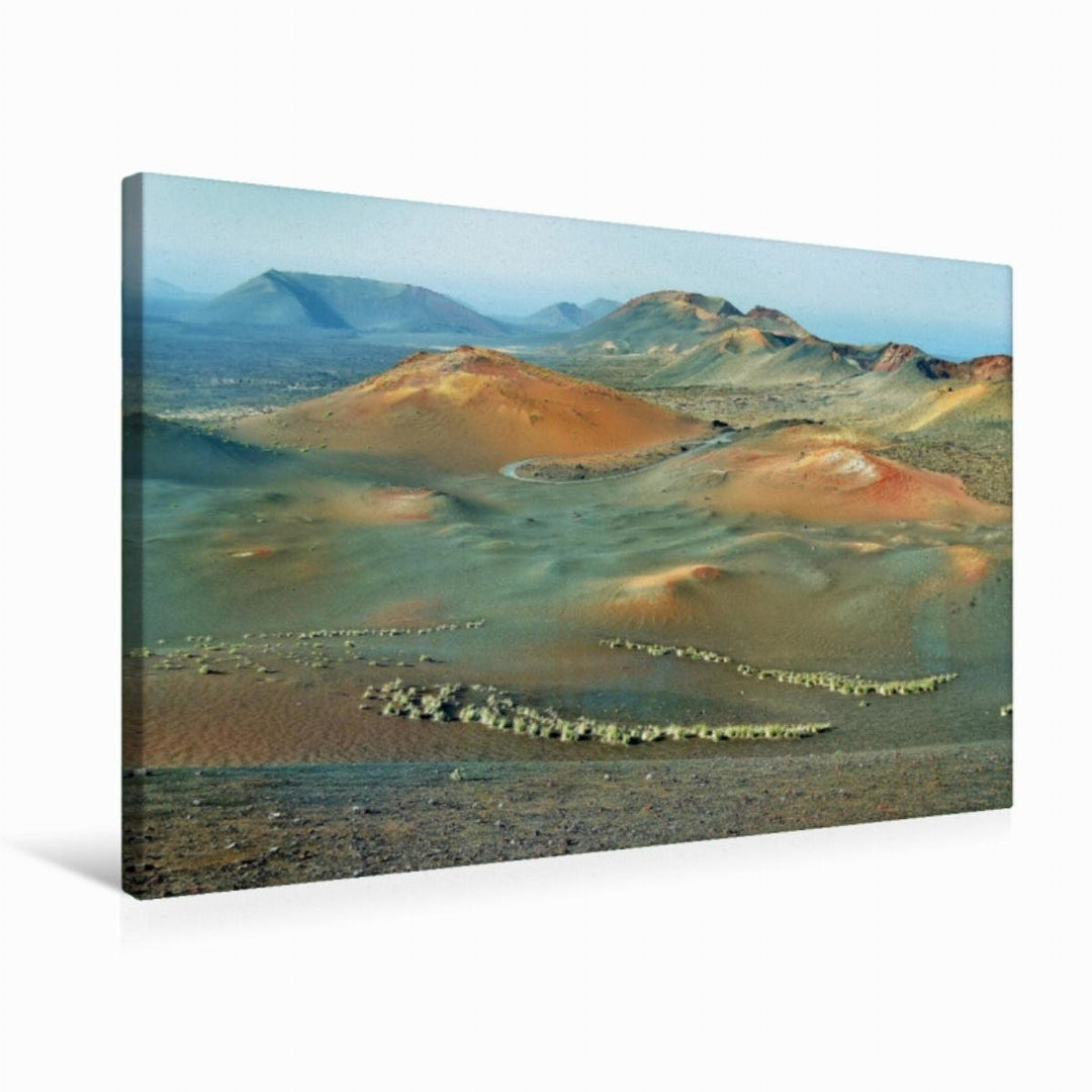 Premium Textil-Leinwand 75 x 50 cm Quer-Format Lanzarote | Wandbild, HD-Bild auf Keilrahmen, Fertigb