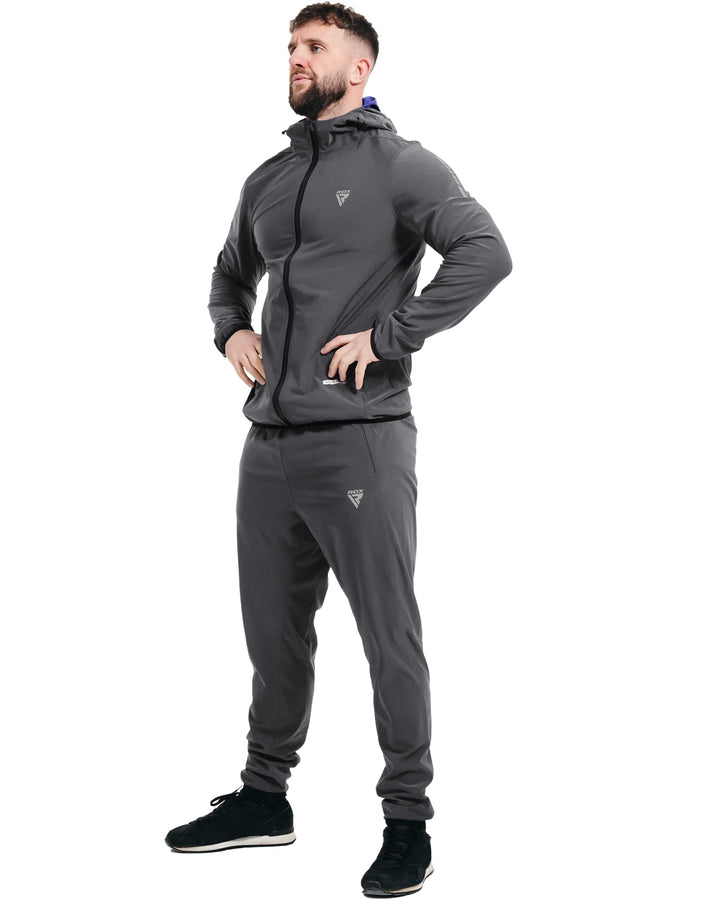 RDX Schwitzanzug Zum Abnehmen, Saunaanzug REACH Konform, Kapuzen Anzug Sauna Suit Sweatanzug Sportan