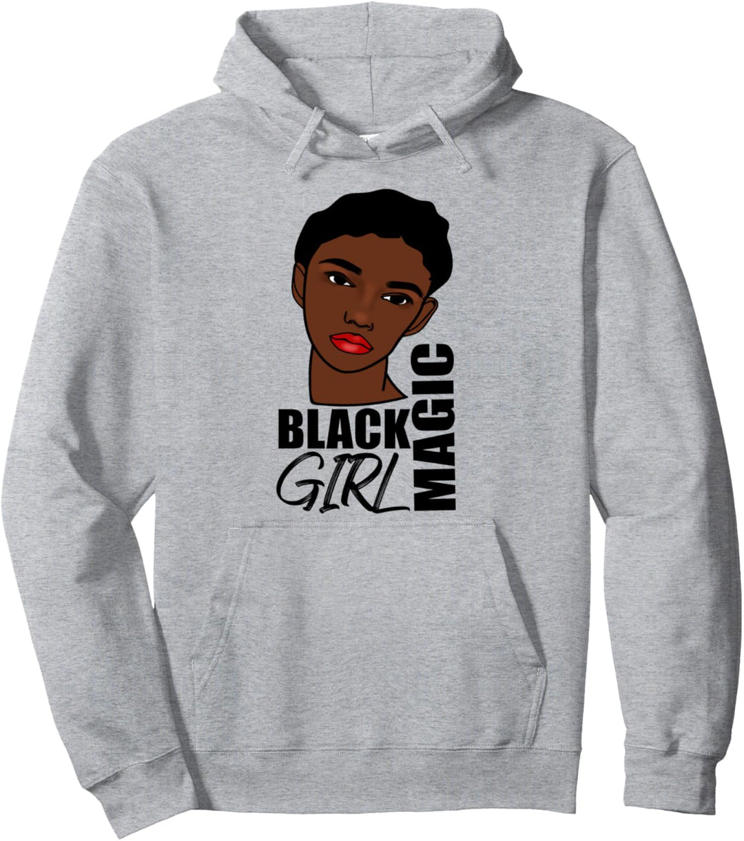 Oheneba: Black Girl Magic Melanin Drippin Afro Queen Pullover Hoodie