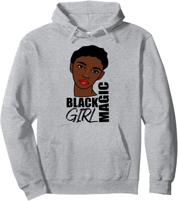 Oheneba: Black Girl Magic Melanin Drippin Afro Queen Pullover Hoodie