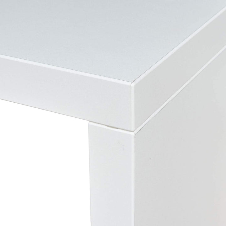 levandeo Beistelltisch Coco Weiss 32x32cm Höhe 50cm Keine Montage fest verleimt Holz Couchtisch Tisc