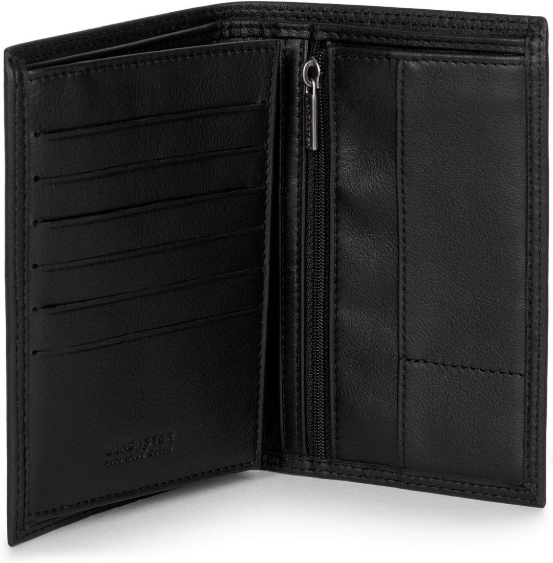 Lancaster Soft Vintage Homme, Herren Reisezubehör- Brieftasche Einheitsgrösse Schwarz, Einheitsgröss