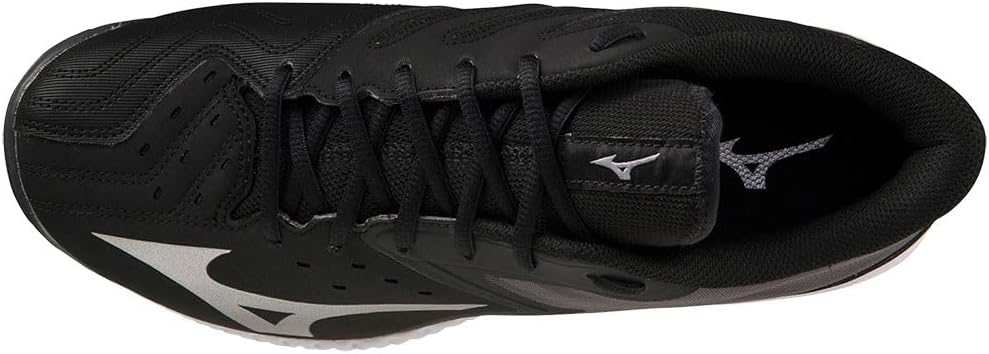 Mizuno Unisex Wave Gk Indoor 38 EU Schwarz Silber Weiss, 38 EU Schwarz Silber Weiss
