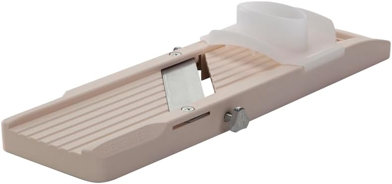 Benriner - Japanische Mandoline Elfenbein 31.5 x 9.2 x 2.4 cm - Kleines Modell Schnittbreite 64 MM -