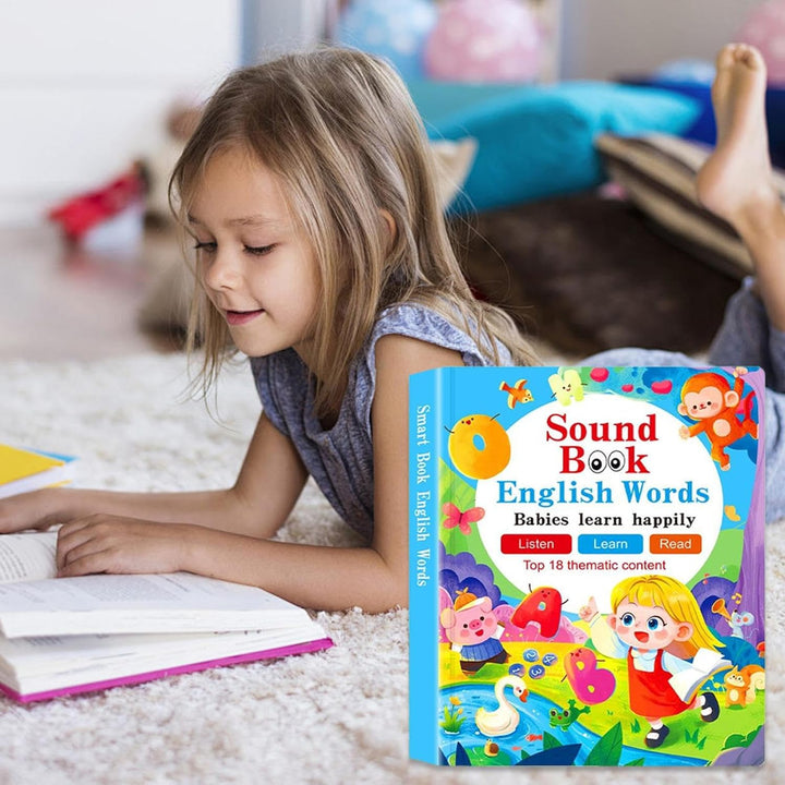Kleinkinder Soundbücher | Lernspielzeug Interaktive Bücher | Sprechende Elektronische Spielzeuge und