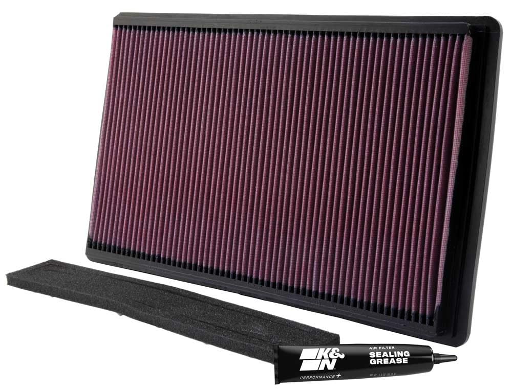 K&N 33-2035 Waschbarer und wiederverwendbarer KFZ Tauschluftfilter
