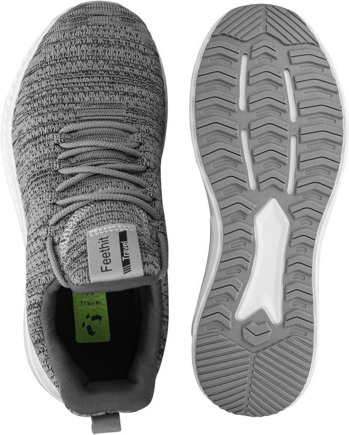 Feethit Turnschuhe Herren Laufschuhe Sportschuhe Sneaker rutschfeste Gummisohlen Leichte und Atmungs