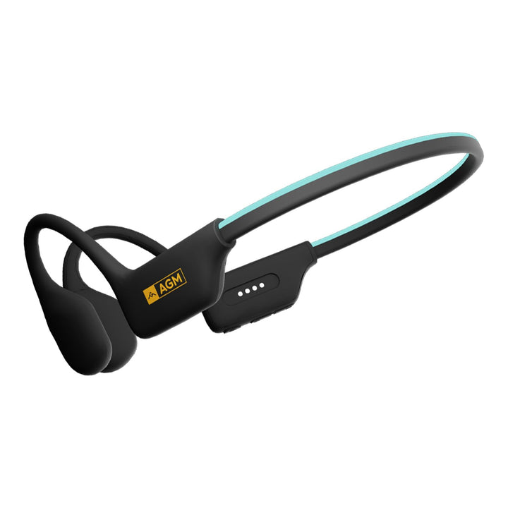AGM Knochenschall Kopfhörer, Open Ear Kopfhörer Motion Buds Bluetooth 5.4 Kabellos Sportkopfhörer IP