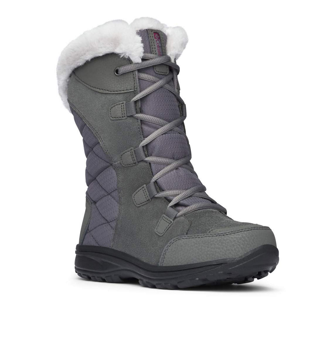 Columbia Ice Maiden II WP wasserdichte Schneestiefel für Damen 35.5 EU Shale Dark Raspberry, 35.5 EU