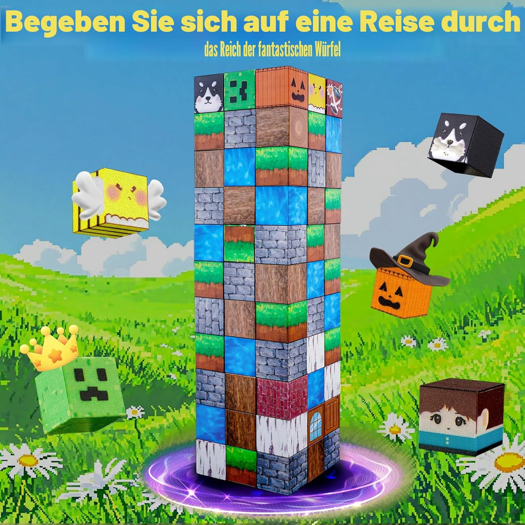 Magnetische Bausteine 108 Teile Magnetbausteine Magnetblöcke Magnete Kinder ab 3 4 5 6 7 8 9 Jahre M
