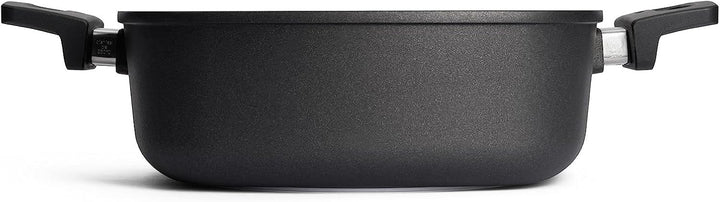 Woll Nowo Titanium Kasserolle viereckig, 28 x 28 cm, 10 cm hoch, 6.0 Liter, mit 2 Seitengriffen - Ge