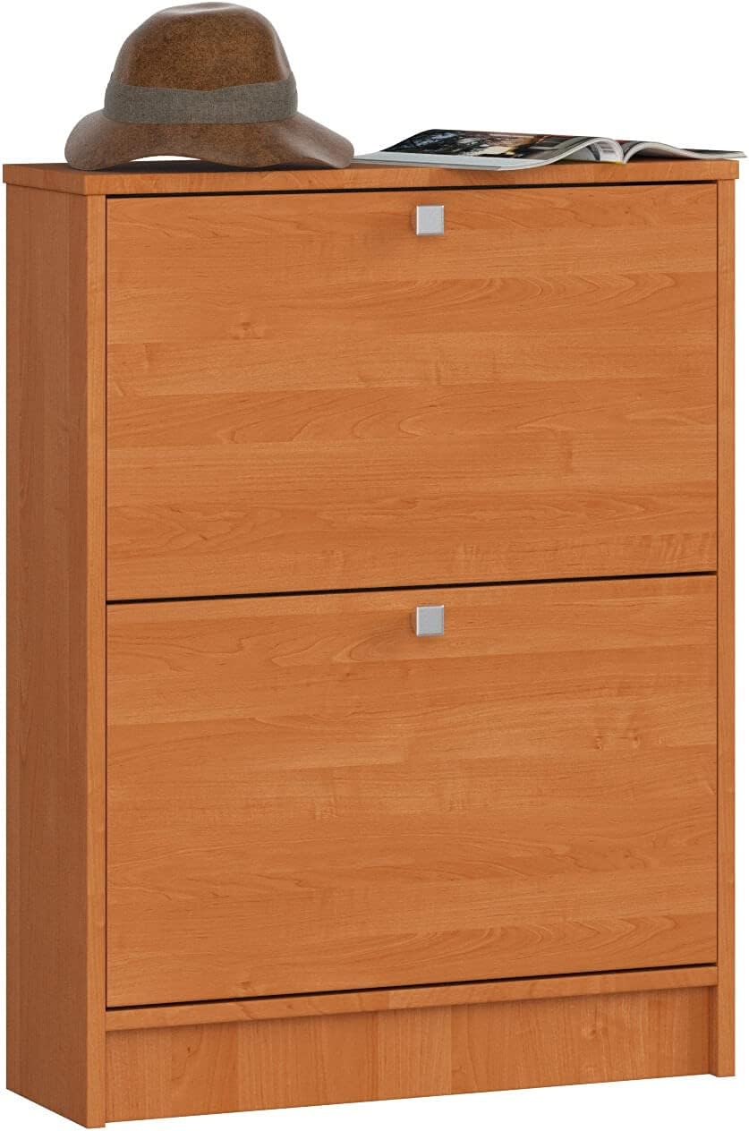AKORD Schuhschrank mit 2 Schuhkippern | Schuhkipper | Schuhregal geschlossen | Schuhbank | Schuhaufb