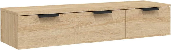 vidaXL Wandschrank Sonoma-Eiche 102x30x20 cm Holzwerkstoff