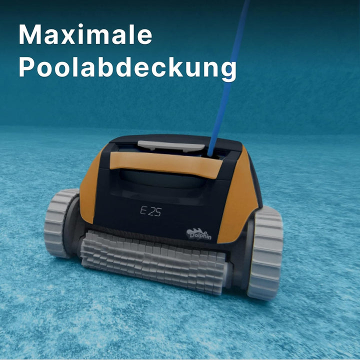 Dolphin E25 Automatischer Poolreiniger Poolroboter - Wandklettern, Eingelassene Pools bis zu 10 m