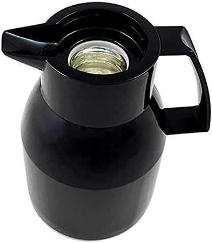 Helios 2744002 Kunststoff Isolierkanne Wash 1 L, schwarz, Schwarz