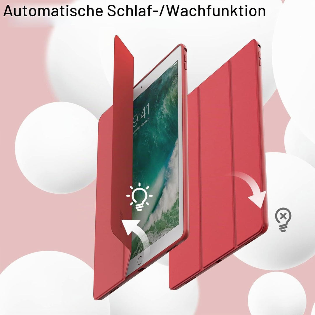 JETech Hülle für iPad Pro 12,9 Zoll (Modell 2015/2017, 1./2. Generation) mit Stifthalter, Dünne Tabl