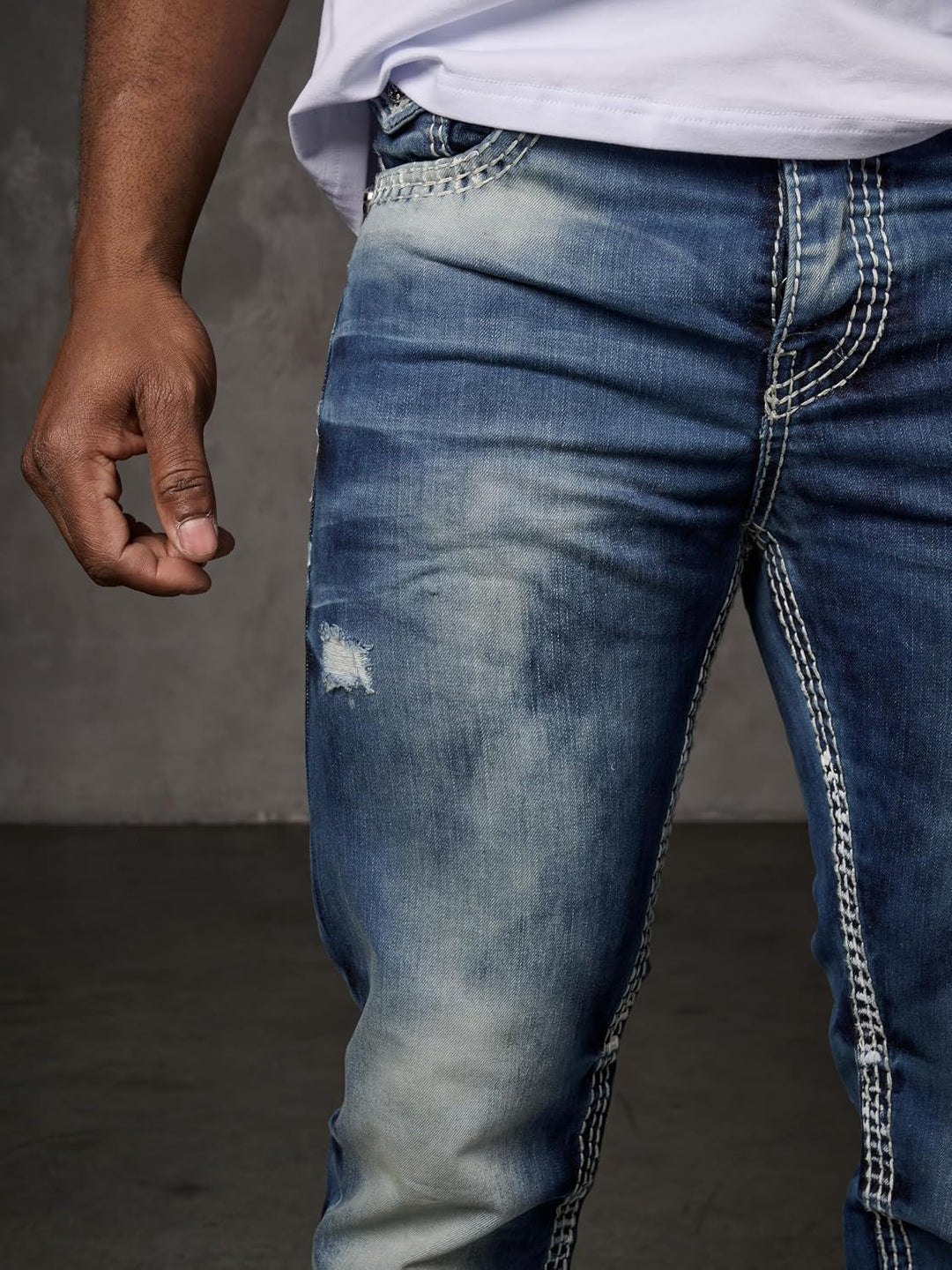 Cipo & Baxx Herren Jeans Hose Fit Denim 36W / 34L