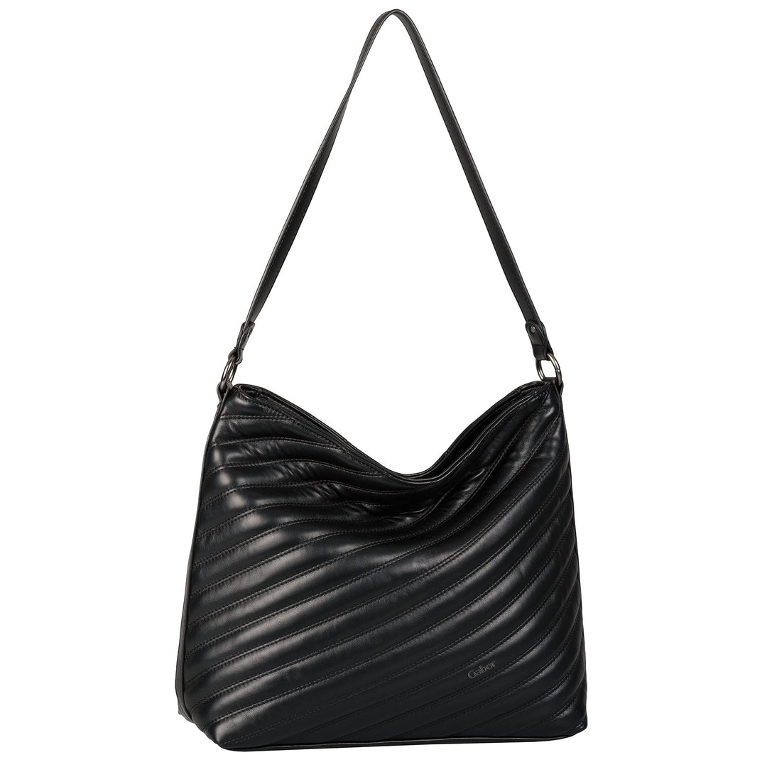 Gabor Camila Schultertasche Schwarz, Schwarz