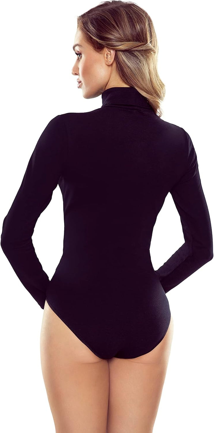 Selente #fashionista Damen Body/Blusenbody aus Baumwolle (made in EU) Langarm und Kurzarm mit Spitze