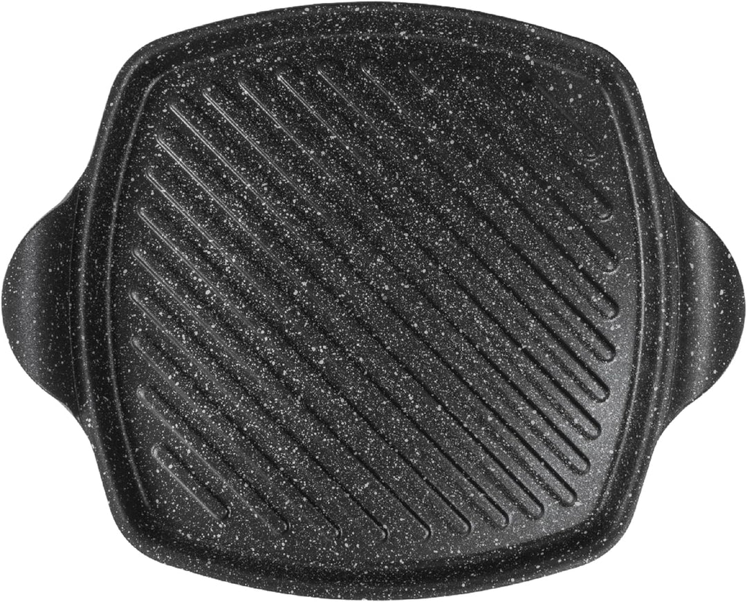 Währung Gusto Grill, quadratisch, aluminium, Grau, 25/25 cm, Gusto Grill